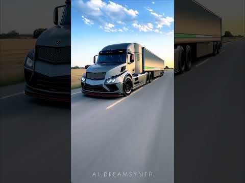 Thumbnail for New LAMBORGHINI V8 Superliner Semi Dominates the Road! #lamborghini #V8 #semitrailer #luxury #4k by Lamborghini, Automobile, Lamborghini V8, Truck
