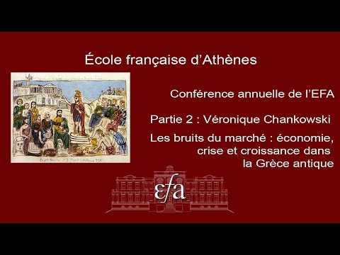 EFA conférence: présentation annuelle de l'École Française d'Athènes. 8 Juin 2016. Partie 2.