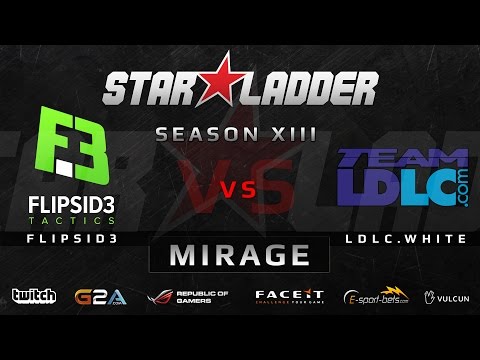 Flipsid3 vs LDLC.White - Map 3 - Mirage (Starladder XIII)