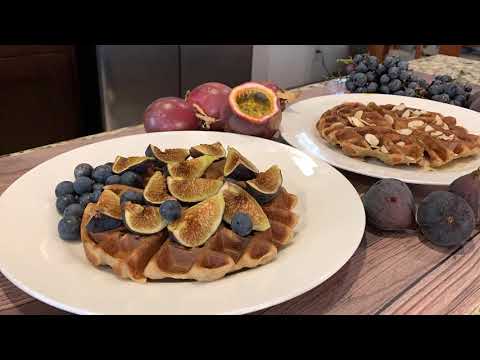 #오트밀와플[Oatmeal waffle-Only 3 ingredients] Healthy+Easy+Yummy Calbap 캘리포니아건강밥상