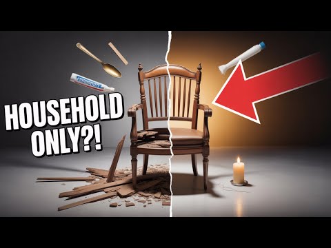 I Rebuilt a Broken Antique With ONLY Household Items — And the Results Are Unreal!