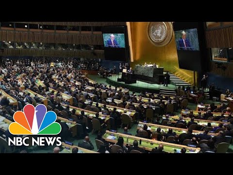 Watch President Donald Trump Watch President Donald Trumps Full Address To The 2019 United Nations General Assembly | NBC Newss Full Address To The 2019 United Nations General Assembly | NBC News