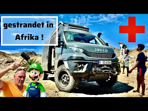 In a hospital in Africa - Traveling from Germany to Namibia in an Iveco camper van
