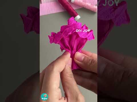 How to Make Paper Roses | Crepe Paper Flowers