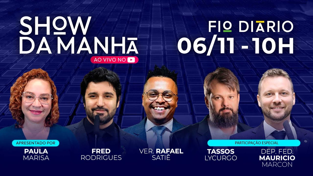 SHOW DA MANHÃ - A ALIANÇA LULA-MADURO - BASTIDORES DO RJ COM RAFAEL SATIÊ - 06/11/2025