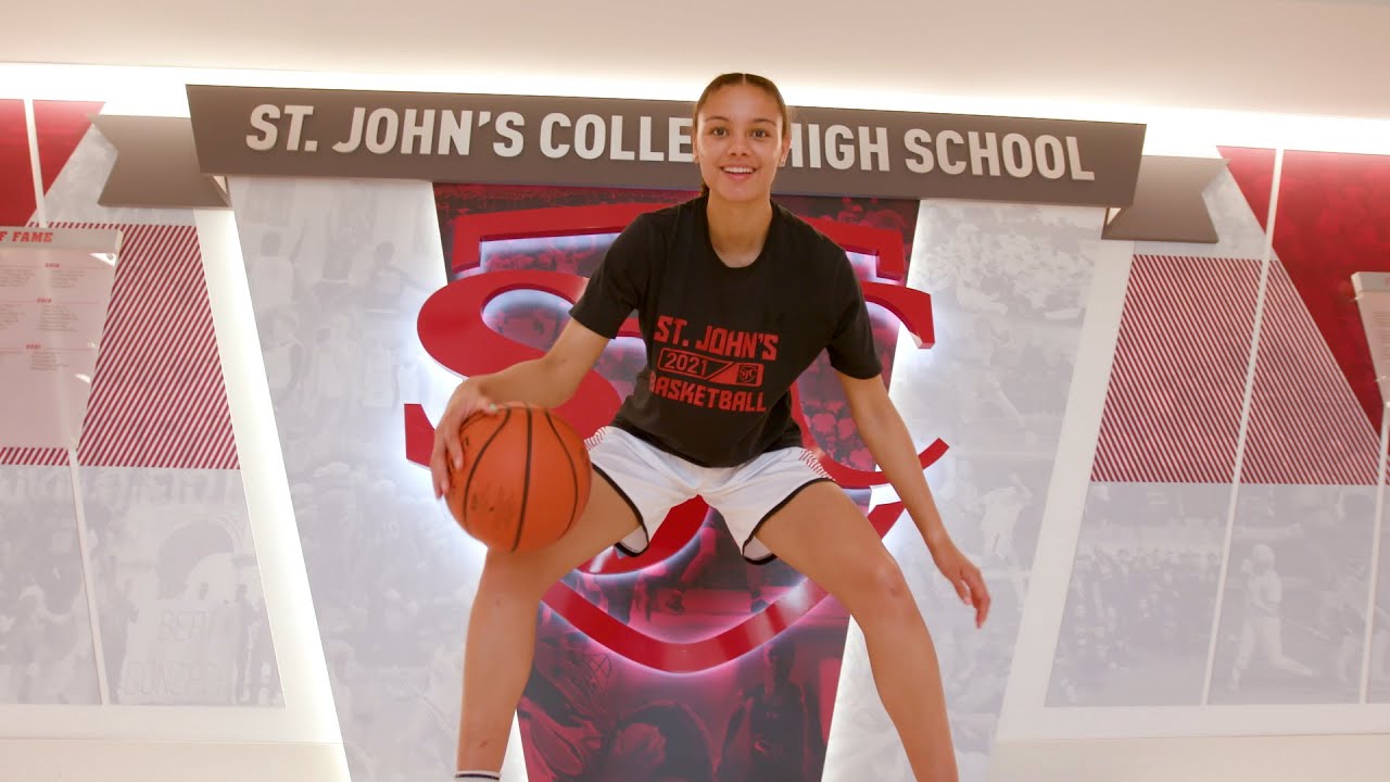 Duke Commit Delaney Thomas is a Versatile Forward at St. John&#039;s College High School