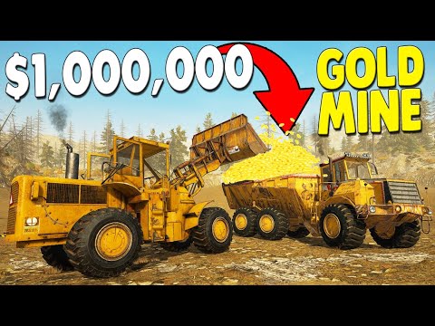 $1000000 Gold Mining Simulator | Gold Rush Gameplay PC - YouTube