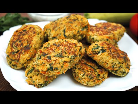 How To Make Zucchini Fritters | Very Tasty Vegetarian Appetizer | Healthy Recipes With Zucchini