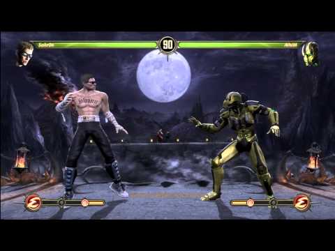 MK9 Online Sakr0n(Cage) vs Alhim(Cyrax) 3/7/14
