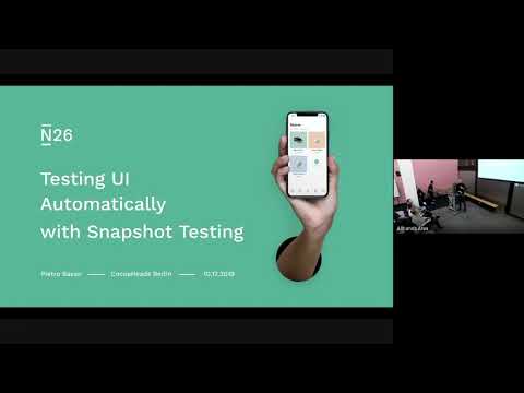 Pietro Basso - Testing UI Automatically with Snapshot Testing