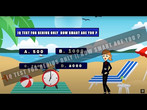IQ Test For Genius Only  ||  How Smart Are You ?