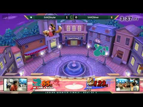 Chronicles: Back to Bracket Losers Quarters - SAK|Skylar (Mr. Game & Watch) vs SAK|Silver (Fox)