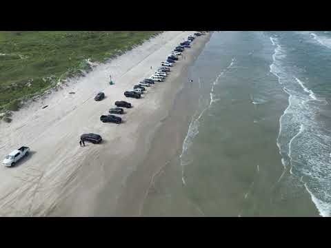 Epic Beach Drive at Port Aransas | DJI Mini 3 Pro 4K Drone Footage