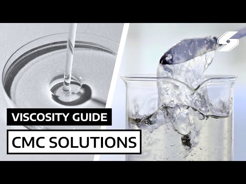 CMC Powder Solution Viscosity Comparison  – 0.25% to 3%