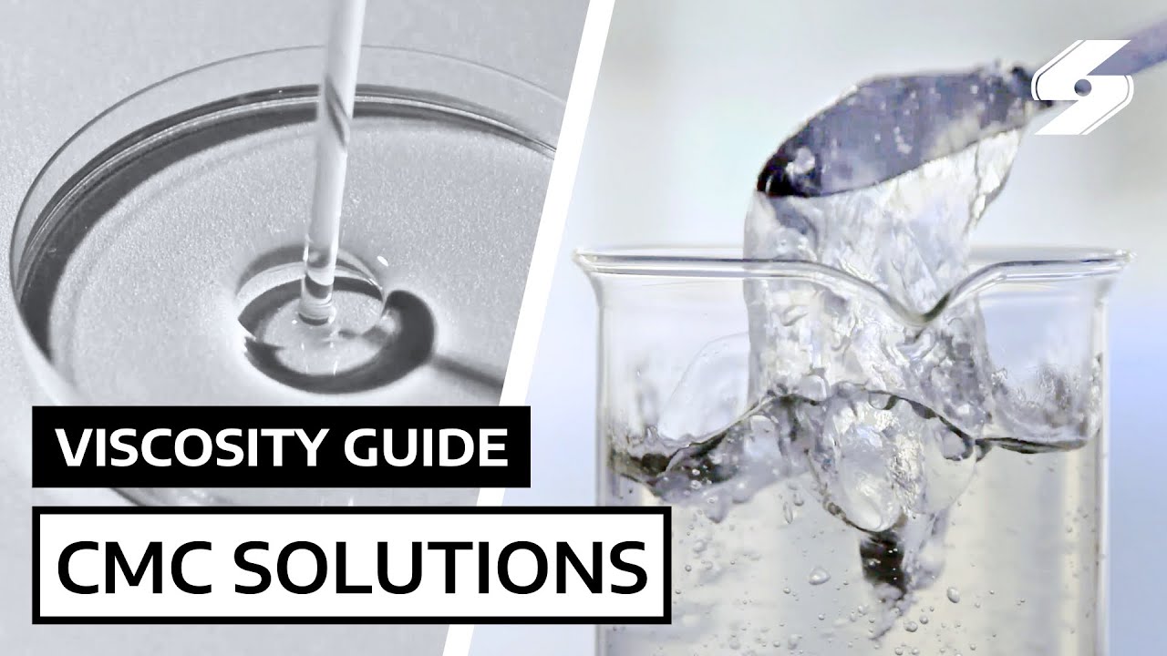 CMC Powder Solution Viscosity Comparison  – 0.25% to 3%