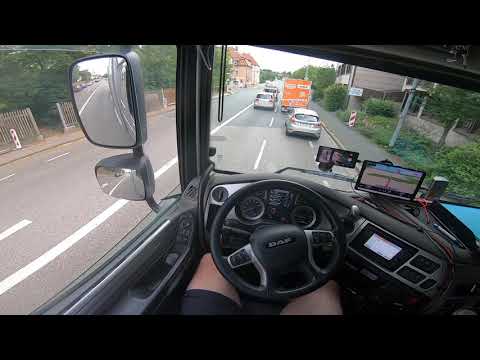 truck driving DAF XF 28.