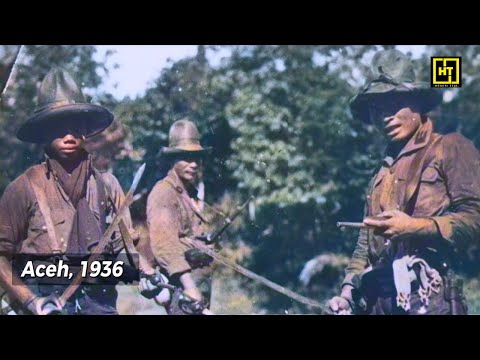 Video Asli | PATROLI MARSOSE BELANDA DI ACEH (1936) | Perang Aceh
