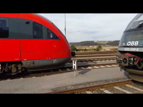 Das tägliche Chaos im Bahnhof Fehring, der Knotenpunkt der Thermenbahn und der steirischen Ostbahn