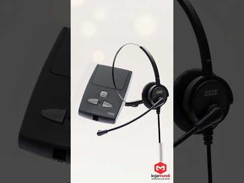 Video do produto Headset com Amplificador Zox TA-20 RJ9 Mono com Tubo Flexível para Telefonista
