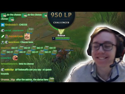 THEBAUSFFS attempts Tilterellla Cheese In Challenger EUW 🤣🤣🤣
