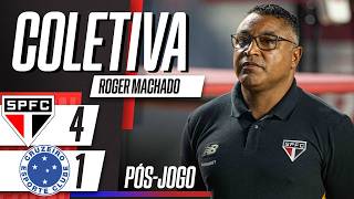 AO VIVO: COLETIVA ROGER MACHADO | SÃO PAULO 4 X 1 CRUZEIRO PELO BRASILEIRÃO
