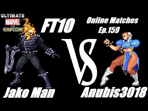 Jako Man VS Anubis3018 FT10 (UMVC3 Online Matches Ep.159)