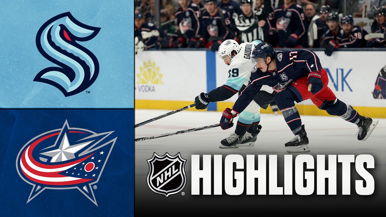 Kraken vs. Blue Jackets | NHL Highlights | March 21, 2026