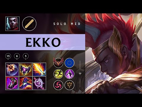 Ekko Mid vs Veigar - EUW Grandmaster Patch 25.24
