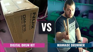 Video thumbnail for Can A Guitarist Assemble An Electronic Drum Kit? - NUX DM-210 Unboxing & First Impressions by CatPick Studios