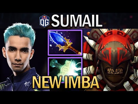 OG.SUMAIL SMURF BLOODSEEKER WITH AGHANIMS - DOTA 2 7.30 GAMEPLAY