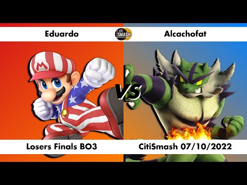 CitiSmash 07/10/22 - Losers Finals - Alcachofat (Incineroar) vs Eduardo (Mario) BO3