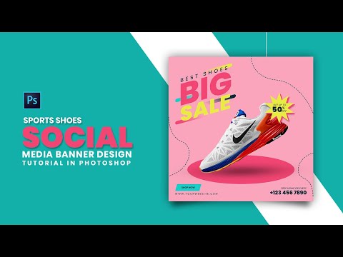 How to Design Furniture Social Media Banner Adobe Photoshop Tutorial Speed Art Grafix Mentor