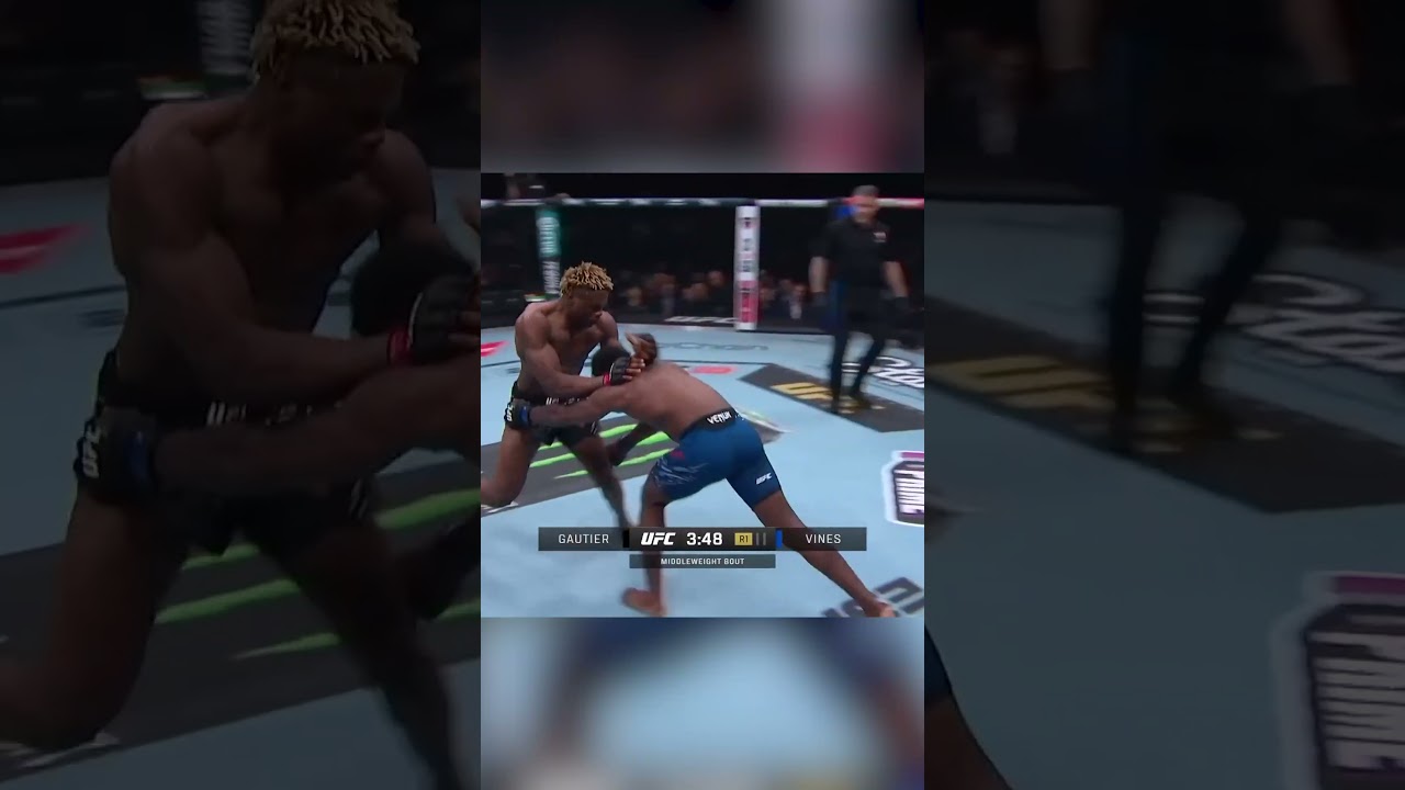 this knee from Gautier started it all 🤕  #ufc320