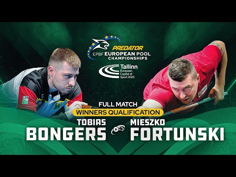 BONGERS vs FORTUNSKI ▸ Straight Pool ▸ 2025 PREDATOR EUROPEAN Pool Championships