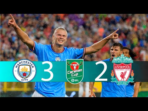 Manchester City - Liverpool 3-2 - 1/8 Final League Cup 2023 - All Goals and Highlights.