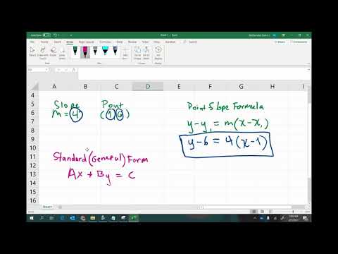 Parallel/Perpendicular-Q1: Find the equation parallel line when given equation and slope