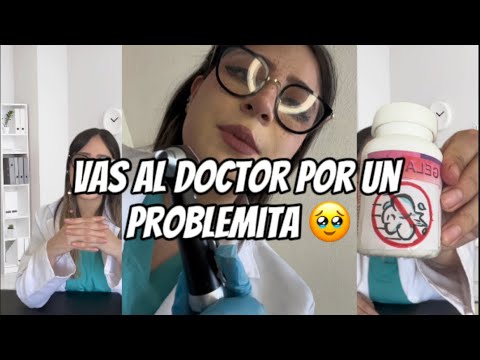 Tienes problemas para respirar\escuchar y vas al Doctor 🤭 #asmr #asmrdoctor #humor #doctorcomedy