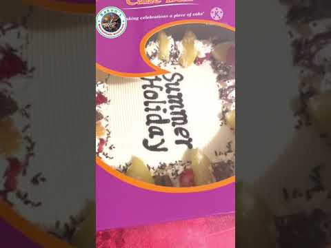 #Shorts- Cake Box Yummy Summer Holiday cake 2021
