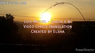 Luis Miguel - Sabor a mí Video Lyrics Indonesian Translation
