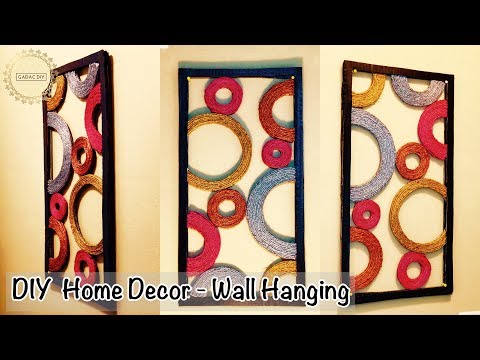 Diy Unique Wall Hanging | Wall Hanging Craft Ideas | diy wall decor | Wall hanging ideas Video