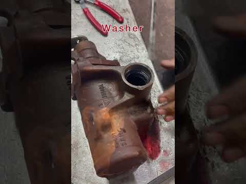 Replacing pitman shaft seal on my ford f250 truck #shorts #video #trending #viral #youtubeshorts
