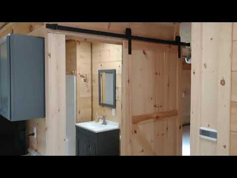 Creating A Studio Apartment From A Garage with Shiplap, Metal & Rope!