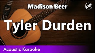 Madison Beer - Tyler Durden (acoustic karaoke lyrics instrumental cover)