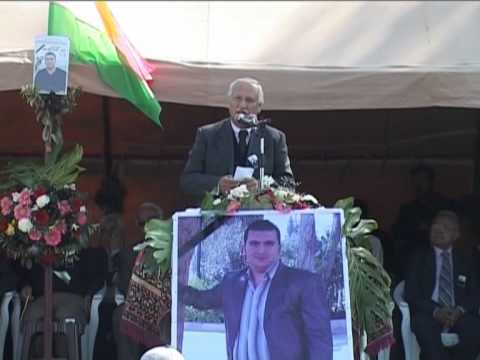 الاستاذ محي الدين شيخ آلي في اربعينية الشهيد الدكتور شيرزاد حج رشيد