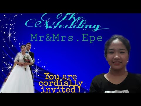 THE WEDDING : Officially  Mr. & Mrs. Epe