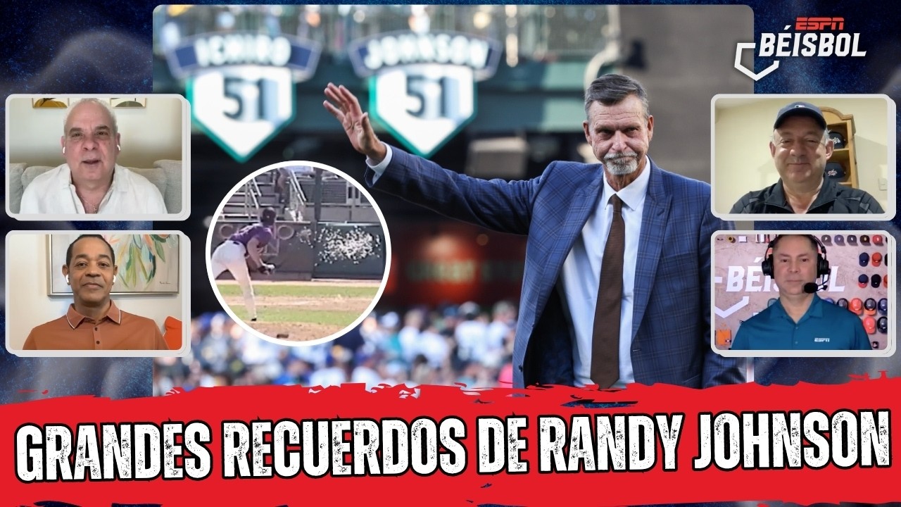 RANDY JOHNSON TIENE SENTIMIENTOS y lo mostró en el retiro de su número en SEATTLE | ESPN Beisbol