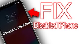 How to Fix a Disabled iPhone Tutorial (iPhone, iPad & iPod touch)
