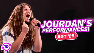 EVERY SHOWSTOPPING Performance From Jourdan Blue On AGT 2025!