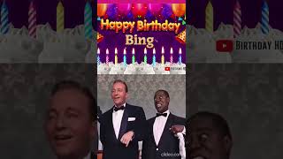 🎉BingCrosby &amp; LouisArmstrong sing all that Jazz🎺Happy Birthday to You BING🎂5.3.1903🎉 #Shorts