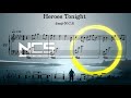 Heroes Tonight Janji NCS Piano Score